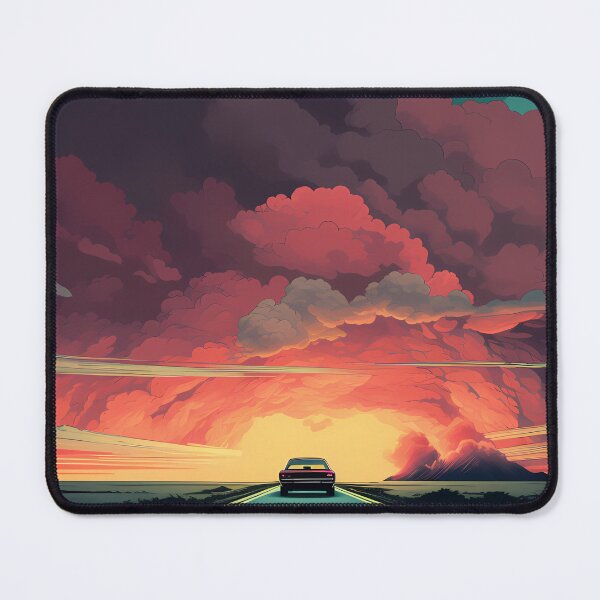 Item preview, Car Driving into Sunset designed and sold by tropicaltee.