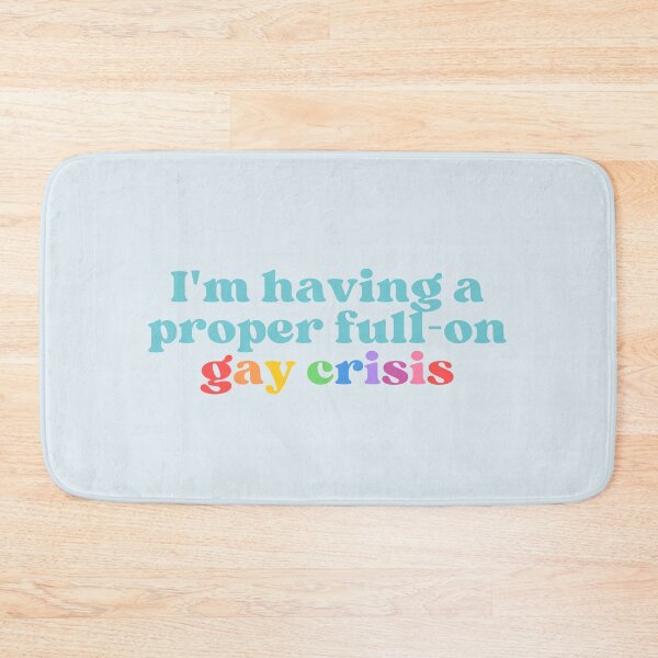 Item preview, Heartstopper Nick Nelson Quote "I'm having a proper full-on gay crisis" | Rainbow designed and sold by emcazalet.