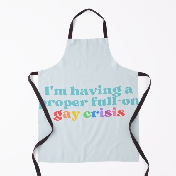 Item preview, Heartstopper Nick Nelson Quote "I'm having a proper full-on gay crisis" | Rainbow designed and sold by emcazalet.