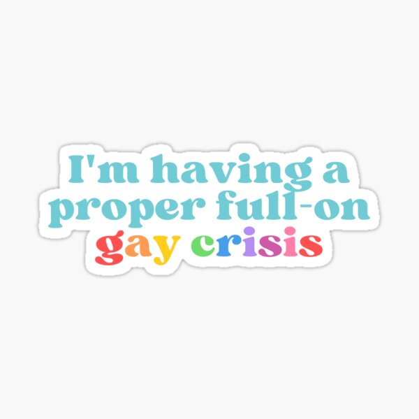 Vista previa del artículo con la obra «Cita de Heartstopper Nick Nelson "Estoy teniendo una verdadera crisis gay completa" | Arcoíris», diseñado y vendido por emcazalet.