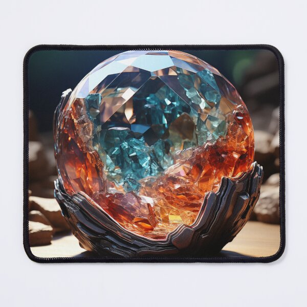 Item preview, Crystal Geode Globe designed and sold by Navywife4always.