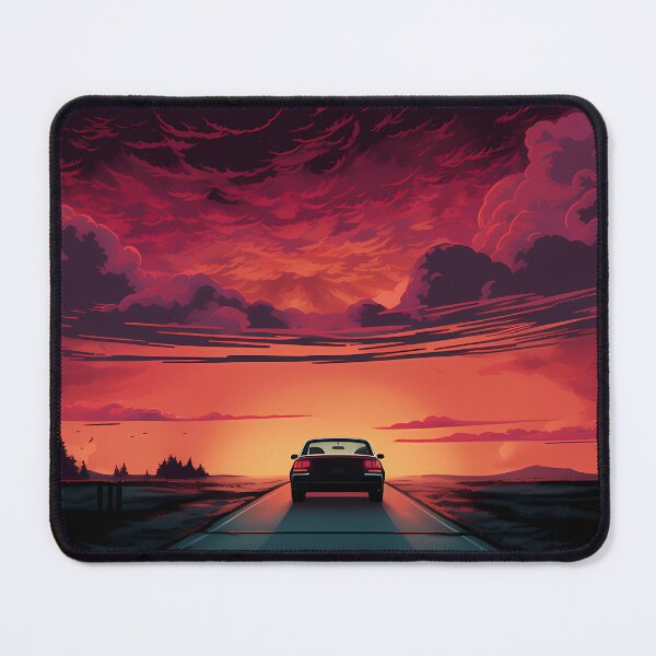 Item preview, Car Driving into Sunset designed and sold by tropicaltee.