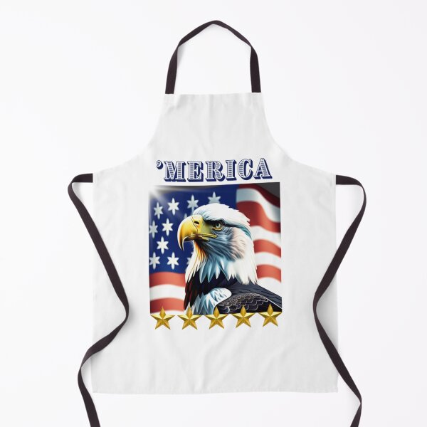 Artikelvorschau, Amerikanische Flagge „Merica Bald Eagle“. entworfen und verkauft von steph5477.