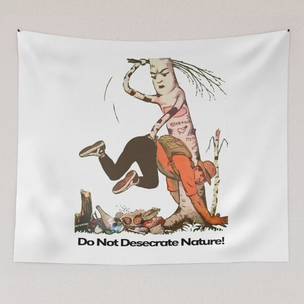 Item preview, Do Not Desecrate Nature! Premium designed and sold by laughlin-aid.