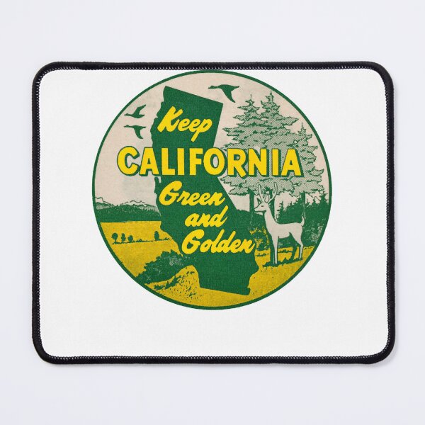 Item preview, Keep California Green and Golden Vintage designed and sold by laughlin-aid.