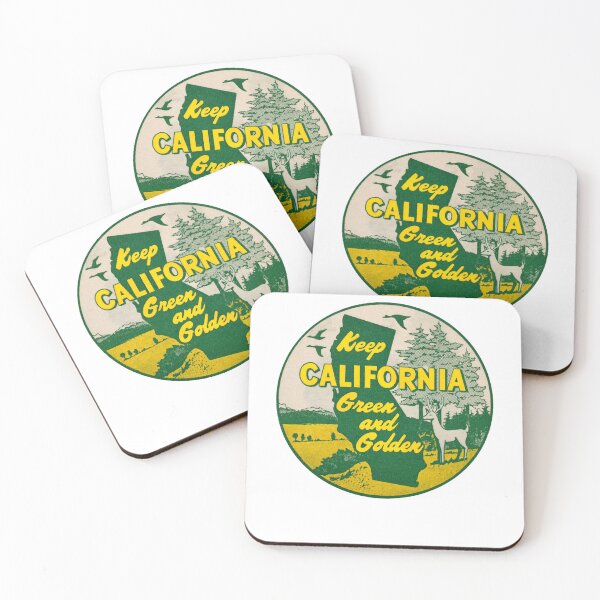 Item preview, Keep California Green and Golden Vintage designed and sold by laughlin-aid.