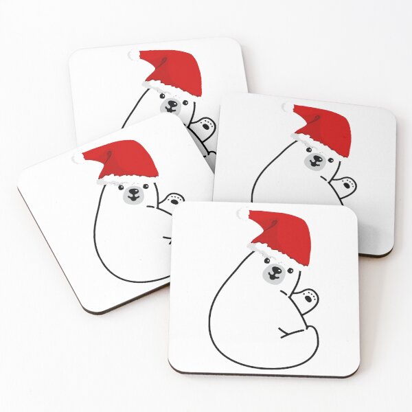 Item preview, xmas red hat bear designed and sold by laughlin-aid.