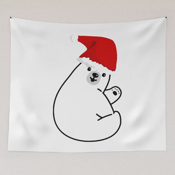 Item preview, xmas red hat bear designed and sold by laughlin-aid.