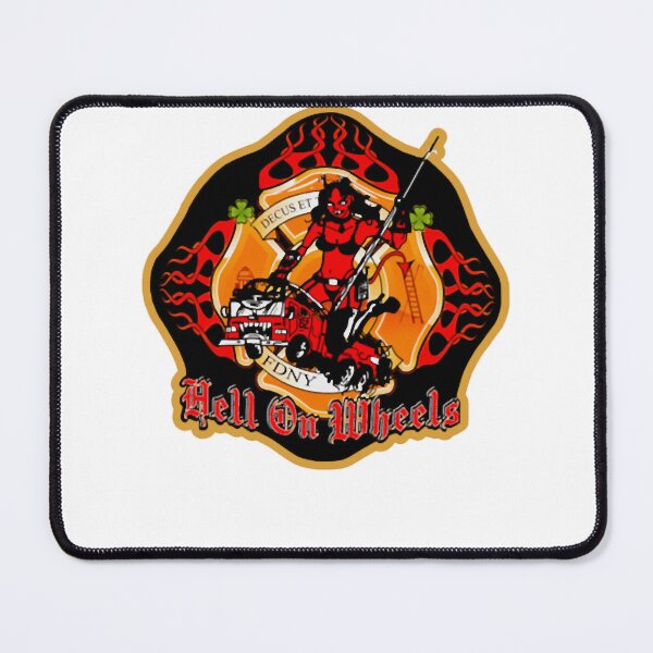 Item preview, Rescue Me - Ladder 62 Hell on Wheels Logo designed and sold by laughlin-aid.