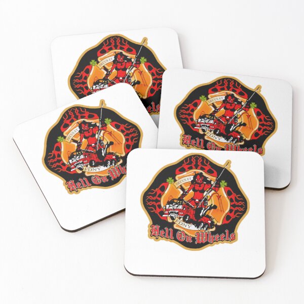 Item preview, Rescue Me - Ladder 62 Hell on Wheels Logo designed and sold by laughlin-aid.