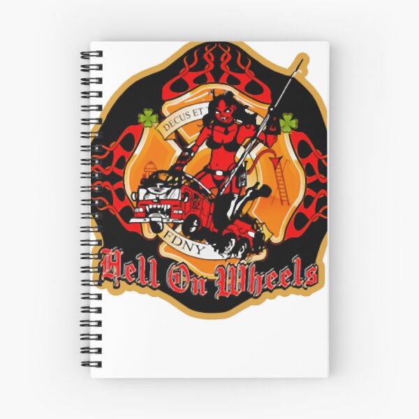 Item preview, Rescue Me - Ladder 62 Hell on Wheels Logo designed and sold by laughlin-aid.