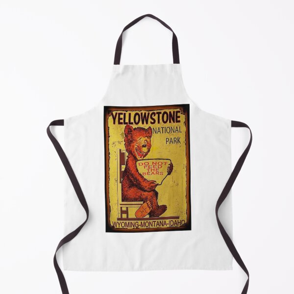 Item preview, Retro Yellowstone National Park Do Not Feed The Bears Vintage designed and sold by laughlin-aid.