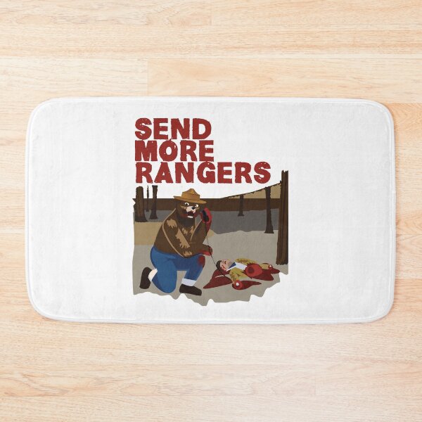Item preview, Send More Rangers Grizzly Bear Retro designed and sold by laughlin-aid.