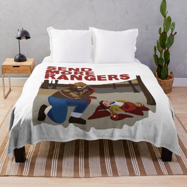 Item preview, Send More Rangers Grizzly Bear Retro designed and sold by laughlin-aid.