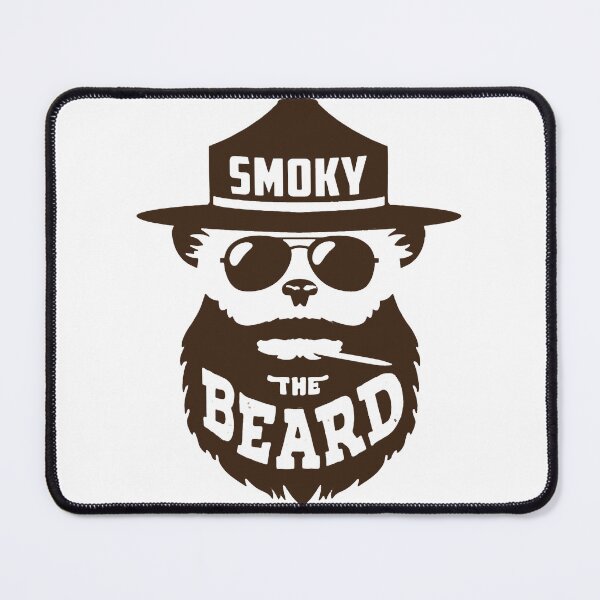 Item preview, SMOKY THE BEARD - SMOKEY THE BEAR_S HIPSTER COUSIN designed and sold by laughlin-aid.