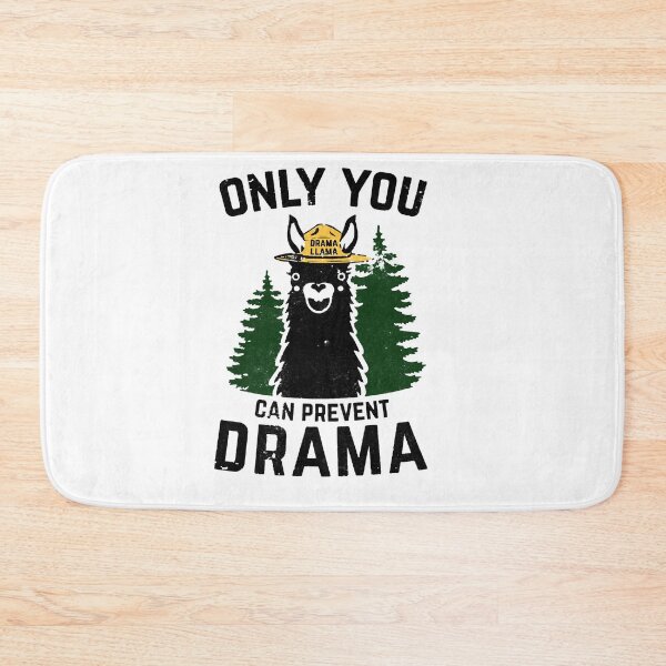 Item preview, The Original Only You Can Prevent Drama Llama GRUNGED - Smokey Bear Parody designed and sold by laughlin-aid.
