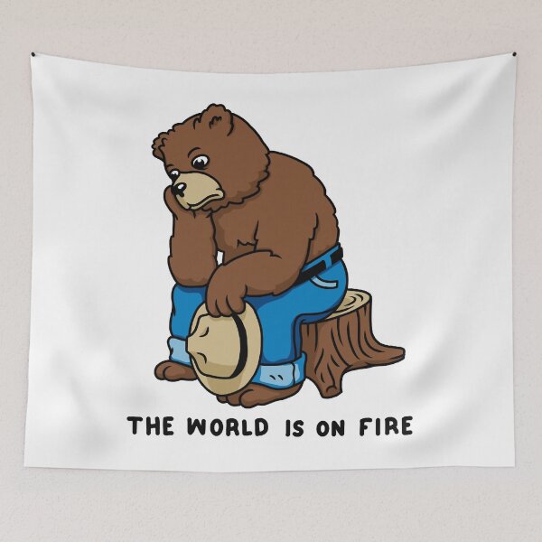 Item preview, The World is On Fire designed and sold by laughlin-aid.