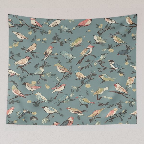 Item preview, BIRD PATTERN designed and sold by TrendArt44k.
