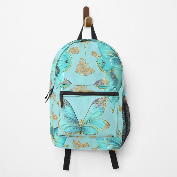 Item preview, Cute Butterfly Pattern on a Blue Background designed and sold by Queen1120.