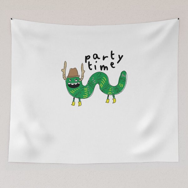 Item preview, Party Time Worm designed and sold by theredteacup.