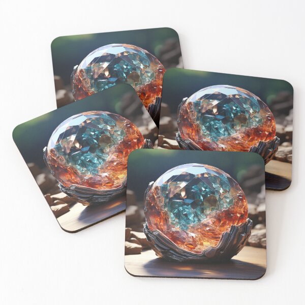 Item preview, Crystal Geode Globe designed and sold by Navywife4always.