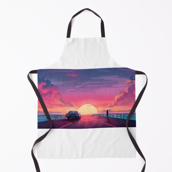 Item preview, Car Driving into Sunset designed and sold by tropicaltee.