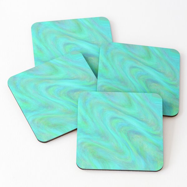 Item preview, Turquoise waves abstraction designed and sold by Mariia Osadchenko.