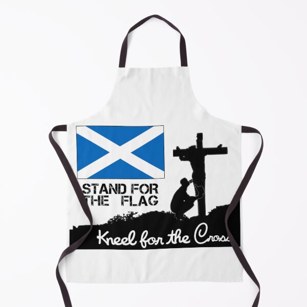Item preview, Stand For the Scottish Flag (Coloured) Kneel For The Cross designed and sold by JonathanR1994.