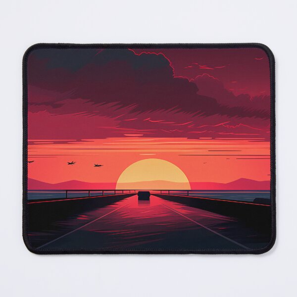 Item preview, Car Driving into Sunset designed and sold by tropicaltee.