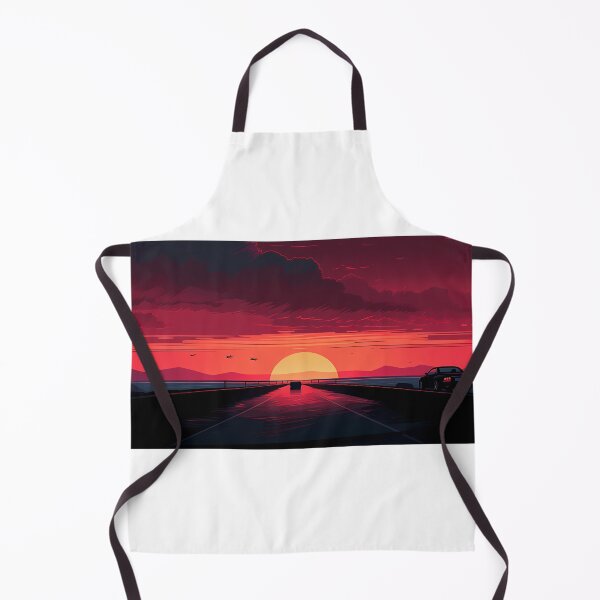 Item preview, Car Driving into Sunset designed and sold by tropicaltee.