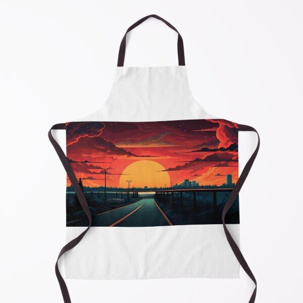 Item preview, Car Driving into Sunset designed and sold by tropicaltee.