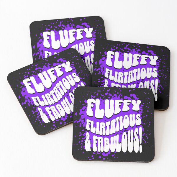 Item preview, Fluffy, Flirtatious, and Fabulous! Purple  designed and sold by 5PointsDigital.