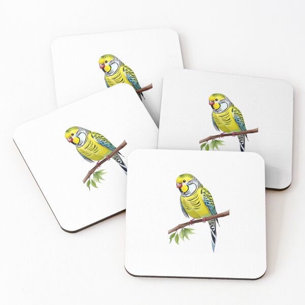 Item preview, Graphic art print budgie designed and sold by mesato.