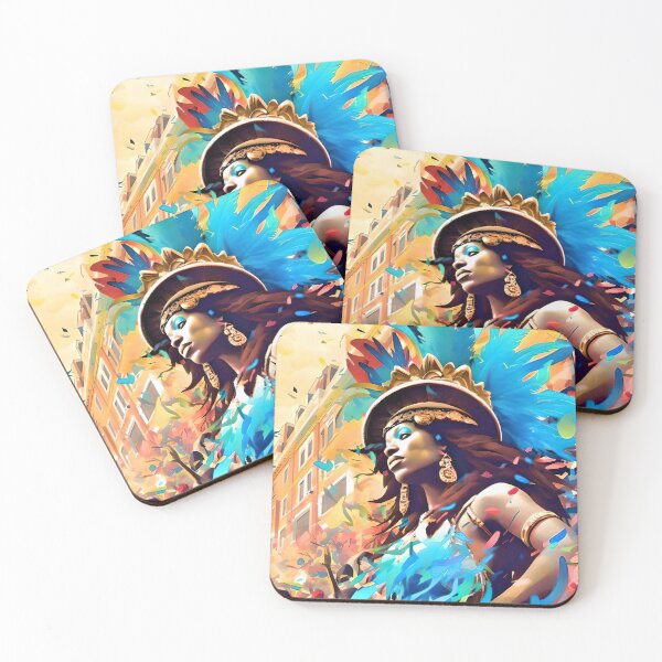 Item preview, Notting Hill Carnival Graffiti Art of a theme carnival setting designed and sold by CogentPrints.
