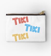 Tiki Tiki Tiki Zipper Pouch