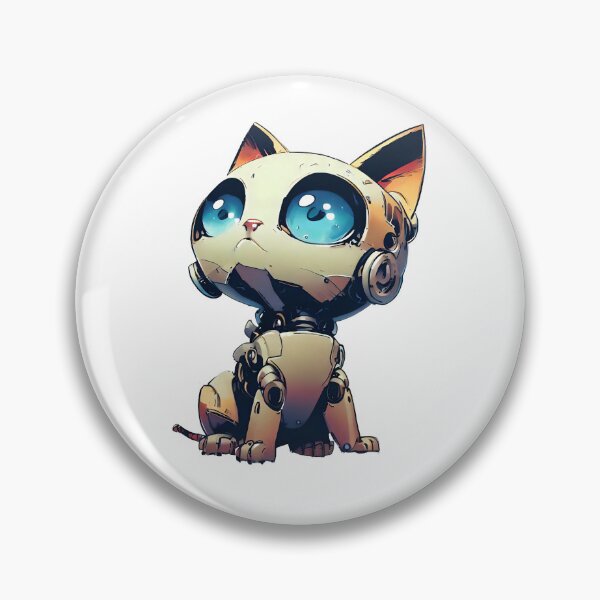 Item preview, Robo-Cat Daydreaming! designed and sold by kukamatsu.