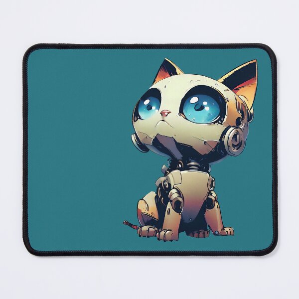 Item preview, Robo-Cat Daydreaming! designed and sold by kukamatsu.