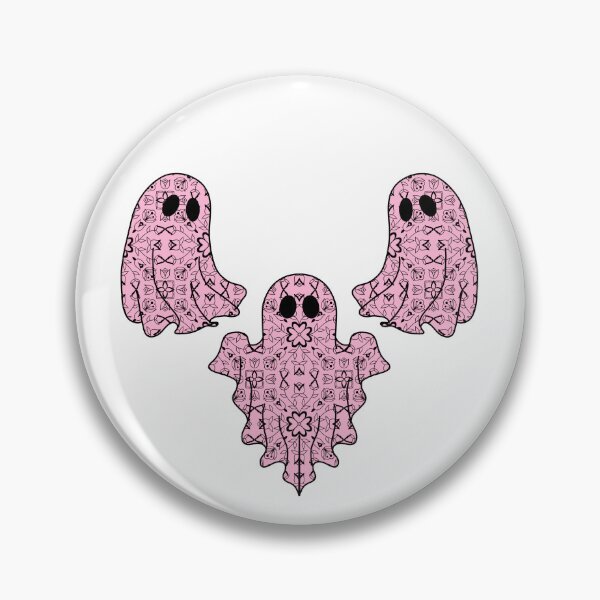 Item preview, Halloween Ghost Native Ojibwe Floral by Niibidoon designed and sold by Niibidoon.
