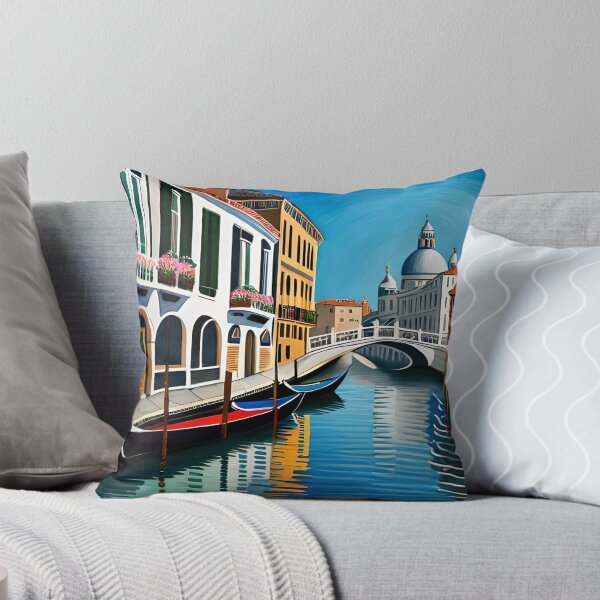 Aperçu de l'œuvre Canaux de Venise Peinture 2 créée et vendue par SunshineSales.