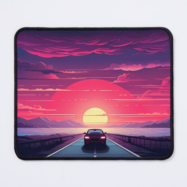 Item preview, Car Driving into Sunset designed and sold by tropicaltee.