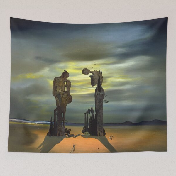 Item preview, Archeological Reminiscence Millet's Angelus designed and sold by LouiseBroberg.