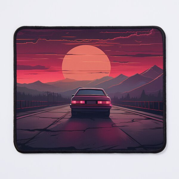 Item preview, Car Driving into Sunset designed and sold by tropicaltee.