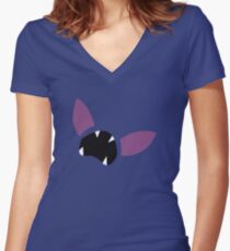 Zubat Women's Fitted V-Neck T-Shirt