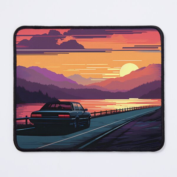 Item preview, Car Driving into Sunset designed and sold by tropicaltee.