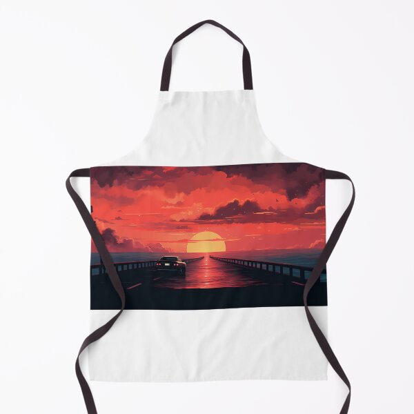Item preview, Car Driving into Sunset designed and sold by tropicaltee.