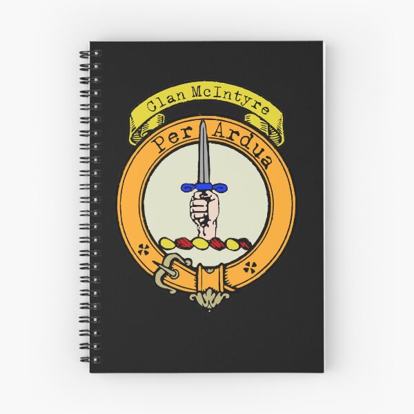 Item preview, McIntyre Clan Surname crest designed and sold by BagTown Clans.