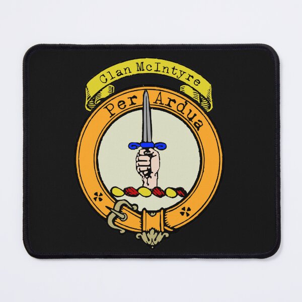 Item preview, McIntyre Clan Surname crest designed and sold by BagTown Clans.
