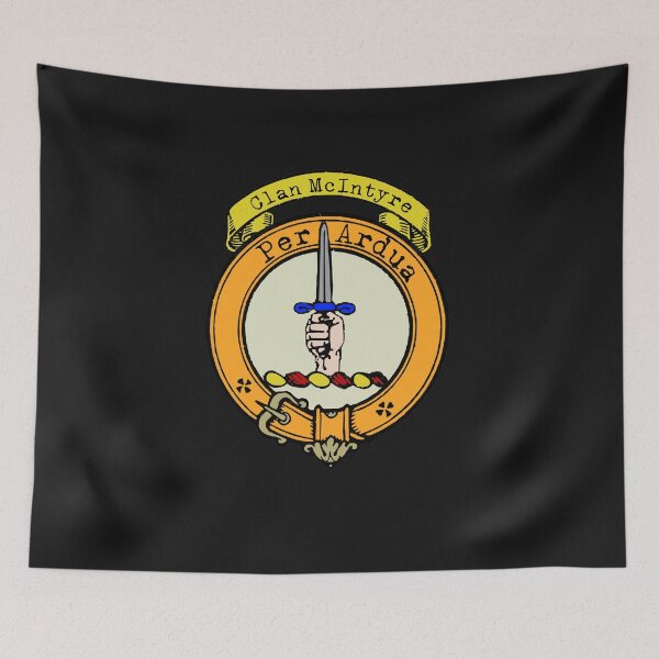 Item preview, McIntyre Clan Surname crest designed and sold by BagTown Clans.