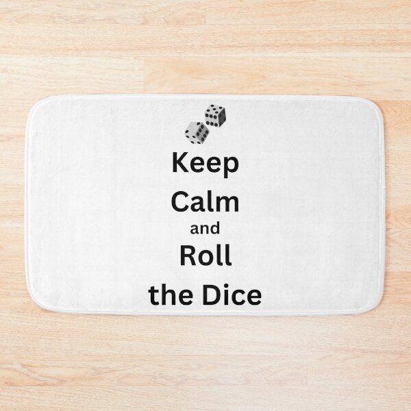 Item preview, Keep Calm and Roll The Dice designed and sold by YrtemmyS.