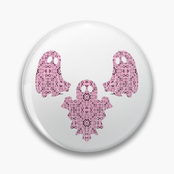 Item preview, Halloween Ghost Native Ojibwe Floral by Niibidoon designed and sold by Niibidoon.